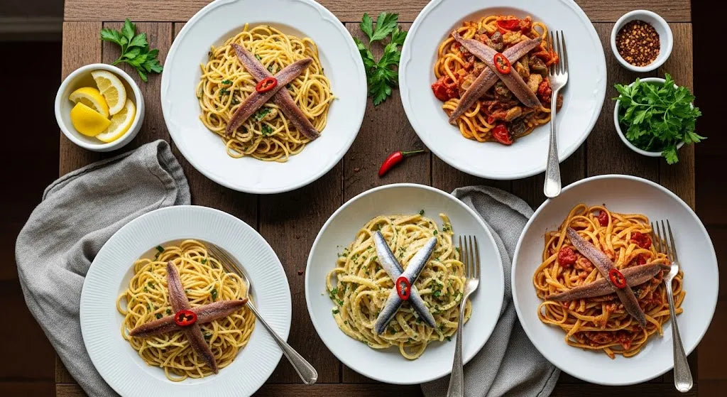 5 Creative Pasta Dishes That Shine with Anchovy Fillets