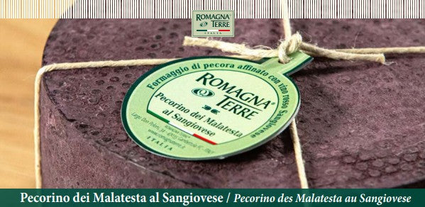 Pecorino Sangiovese – Sheep’s Milk with Sangiovese Wine – 400 Gram