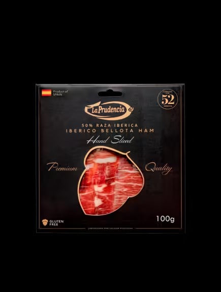 Iberico Ham (PRESLICED & HAND CARVED) 100% acorn fed – 100 gr