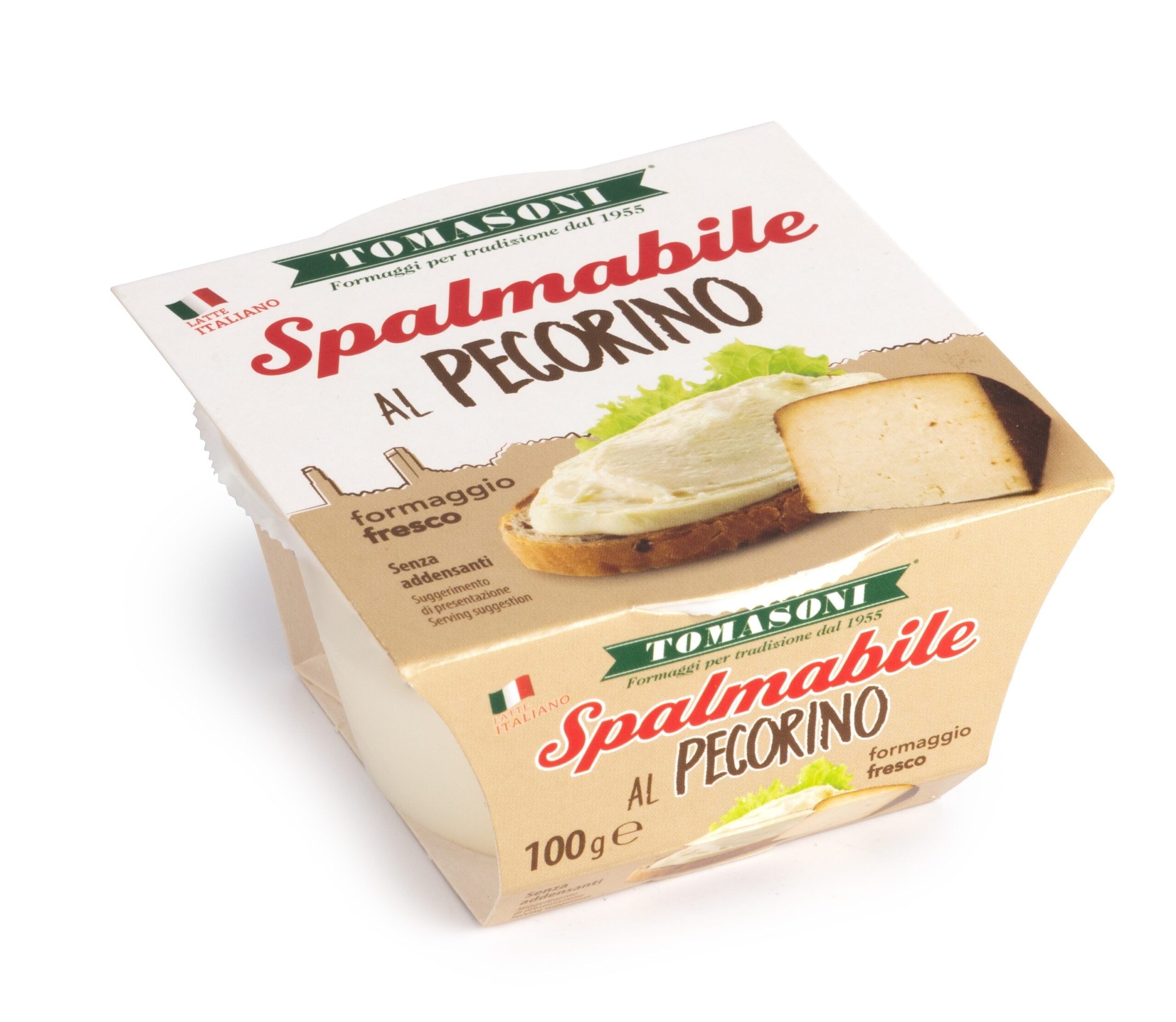 SPREADABLE CHEESE PECORINO 100 GR (9 pcs per case) – 900 gr