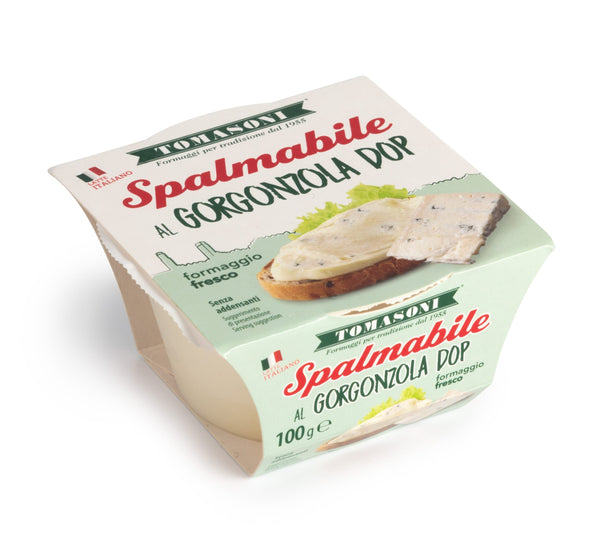 SPREADABLE CHEESE GORGONZOLA DOP 100 Gram – 9 pcs x case – 900 Gram box