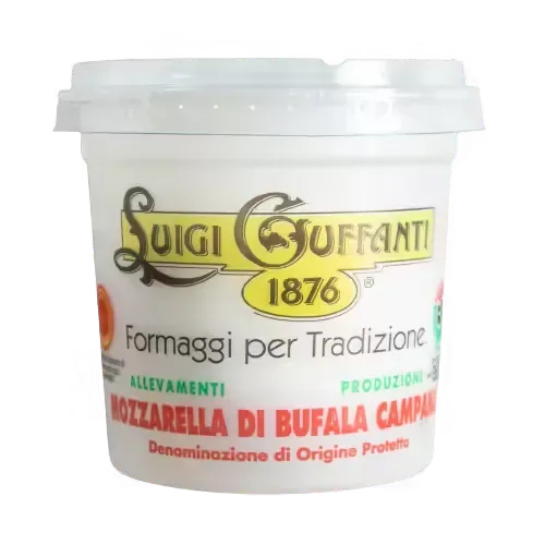 Buffalo Mozzarella DOP 125 gram – 12 pcs per box – 1.5 kg box