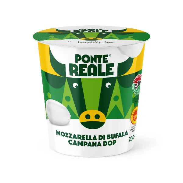 Buffalo Mozzarella DOP 200 gram – 12 pcs x case – 2.4 kg box