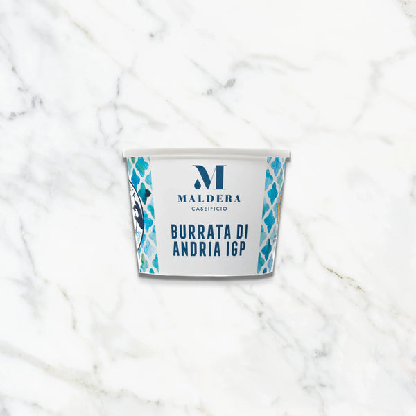 Burrata di Andria IGP 125 gram cup -11 pcs x cs – 1.375 kg box